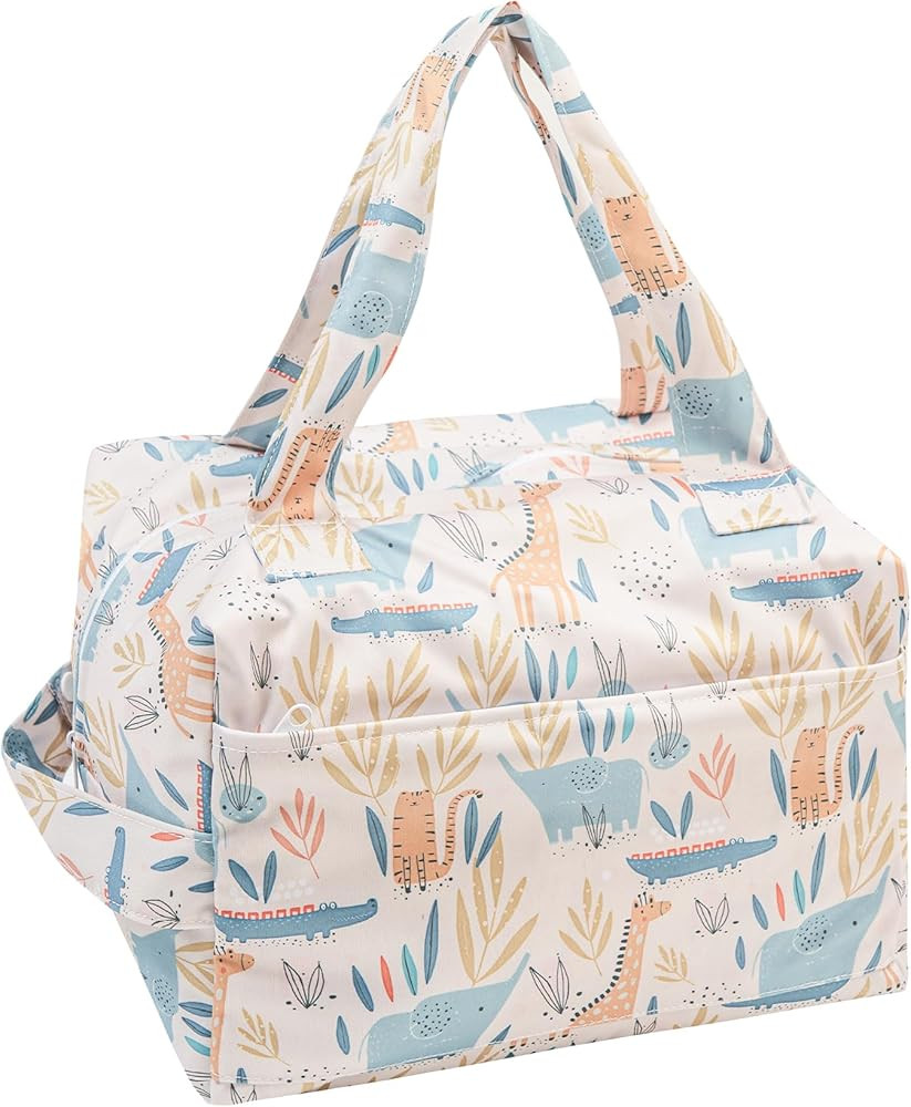 Diaper Wet Dry Bag Small Diaper Tote Bag Nappy Organizer Pod Water-resistant Diaper Pod for Baby,... | Amazon (US)