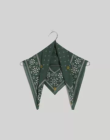 Organic Cotton Bandana in Snowflake | Madewell