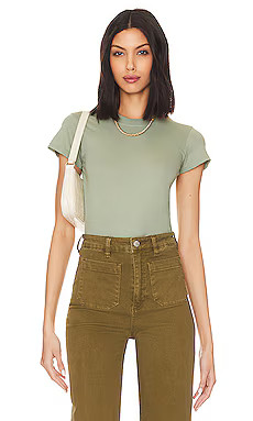 LA Made Crew Neck Tee in Green Tea from Revolve.com | Revolve Clothing (Global)