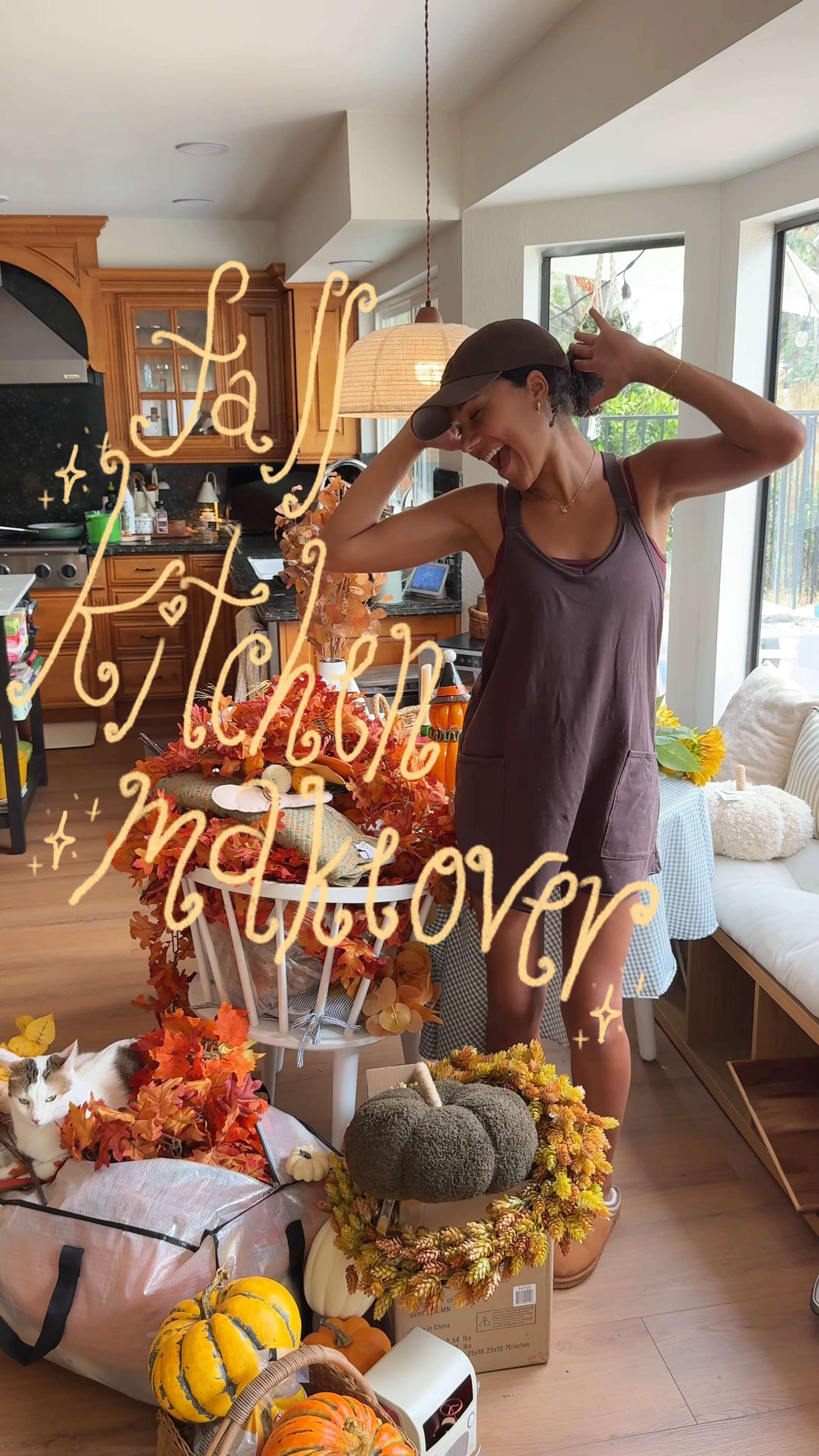 it’s fall makeover timeee!🍂 workin on the kitchen this time! are we likin the 2000s vibes 

 

#LTKHalloween #LTKSeasonal #LTKHome