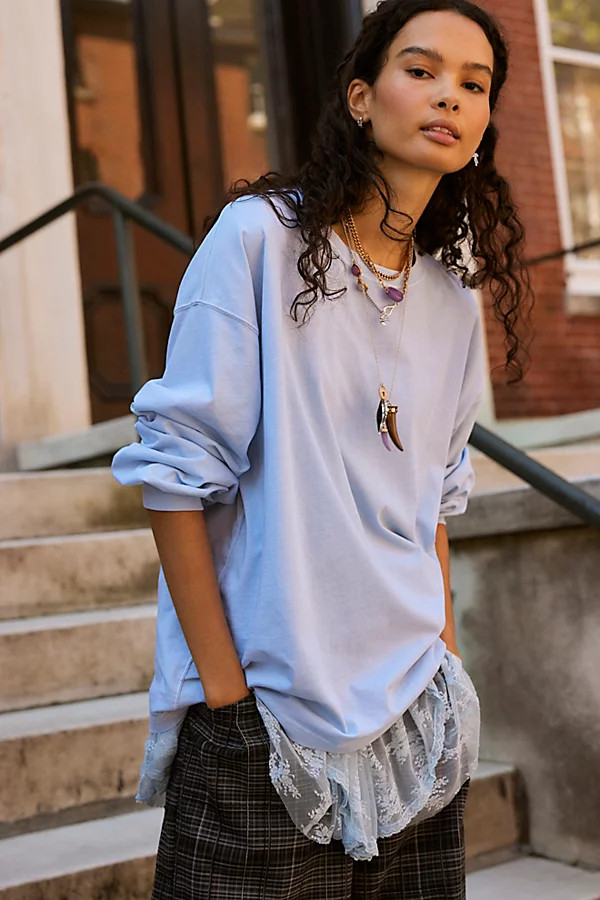 We The Free Perfect Oversized Long Sleeve Top | Free People (Global - UK&FR Excluded)