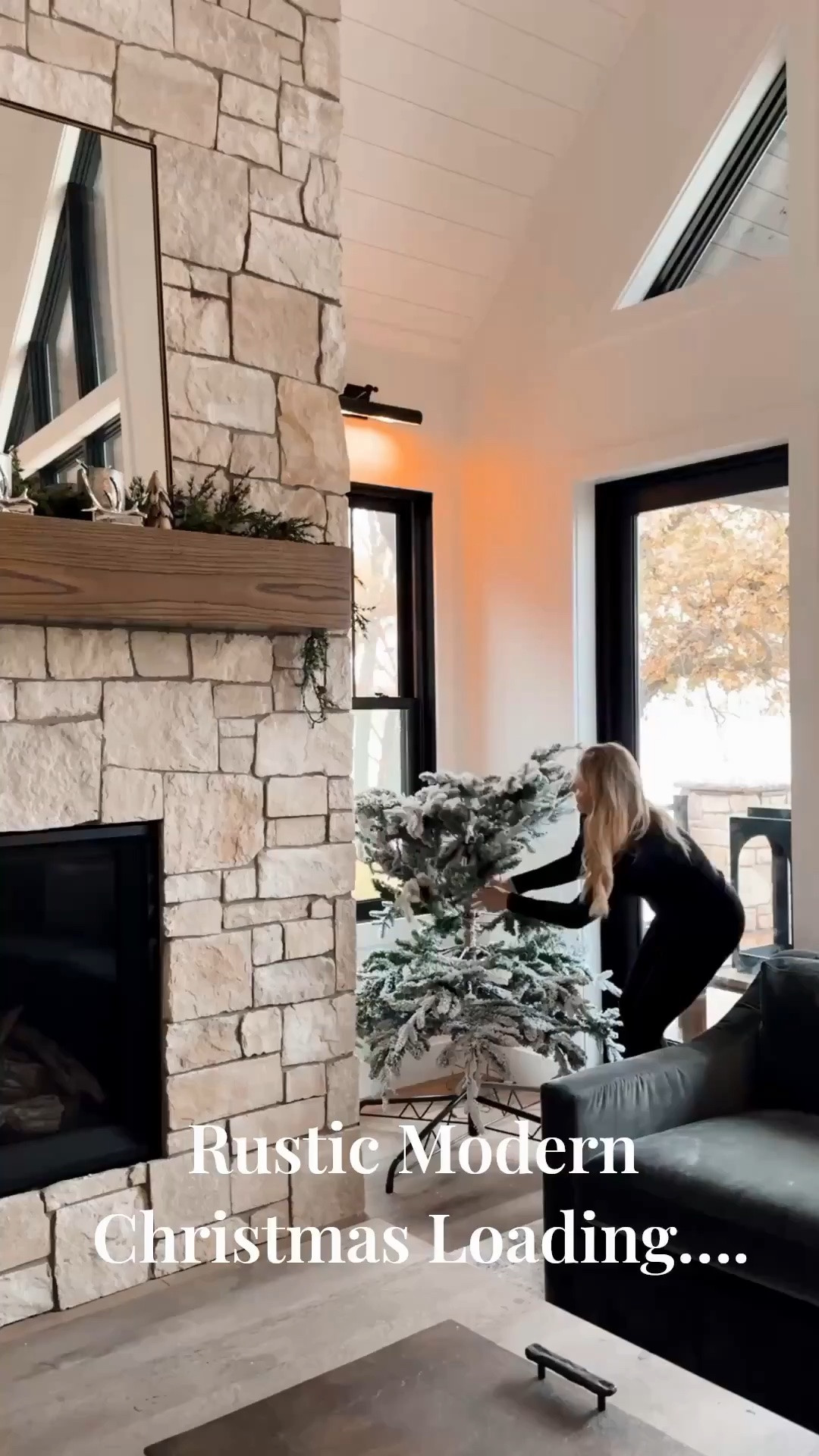 Rustic Modern Christmas for the win!