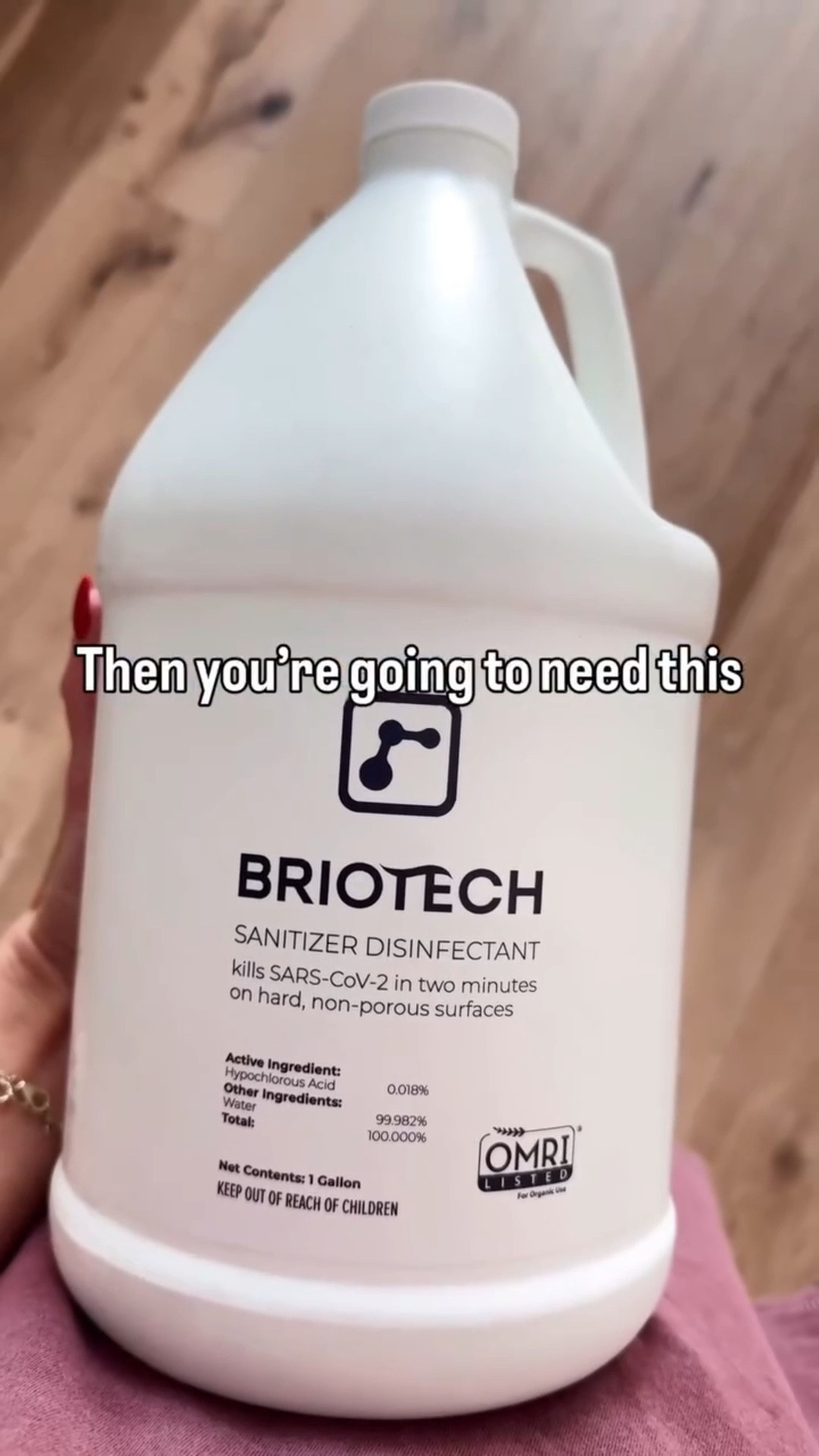 If I haven’t gotten you on hypochlorous acid yet, here’s your reminder. 😊
I use it all every Sunday on all the fabrics in my home and in my trash cans every time I take the trash out. 
LOVE, LOVE, LOVE  this stuff. 
I do recommend just getting a big jug of it and refilling it in a continuous spray bottle (I ordered one today)

#cleanhome #clean #hypochlorousacid

#LTKHome #LTKmorningroutine