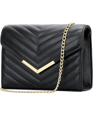 KKXIU Women Formal Vegan Leather Evening Envelope Clutch Purses and Handbags for Party Wedding Pr... | Amazon (US)