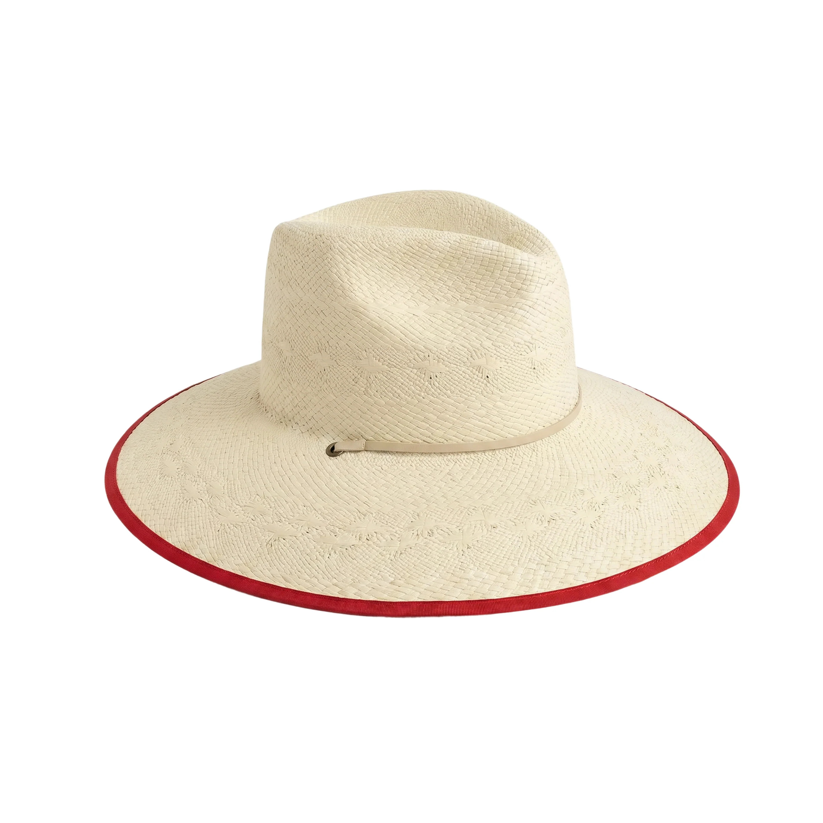 freya natural and red fiji hat | Minnow