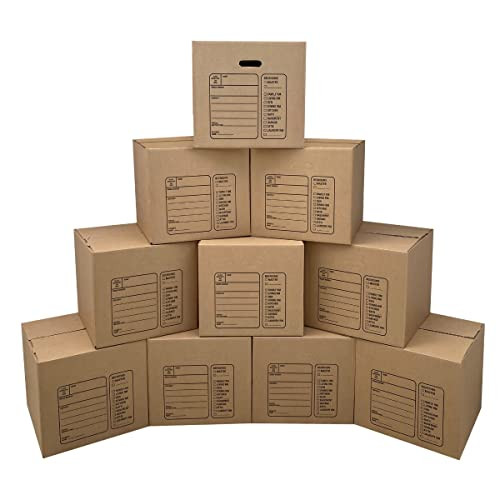 Premium Medium Moving Boxes, 18x18x16",Cardboard Box, (Pack of 10), For Packing, Moving & Storage... | Amazon (US)