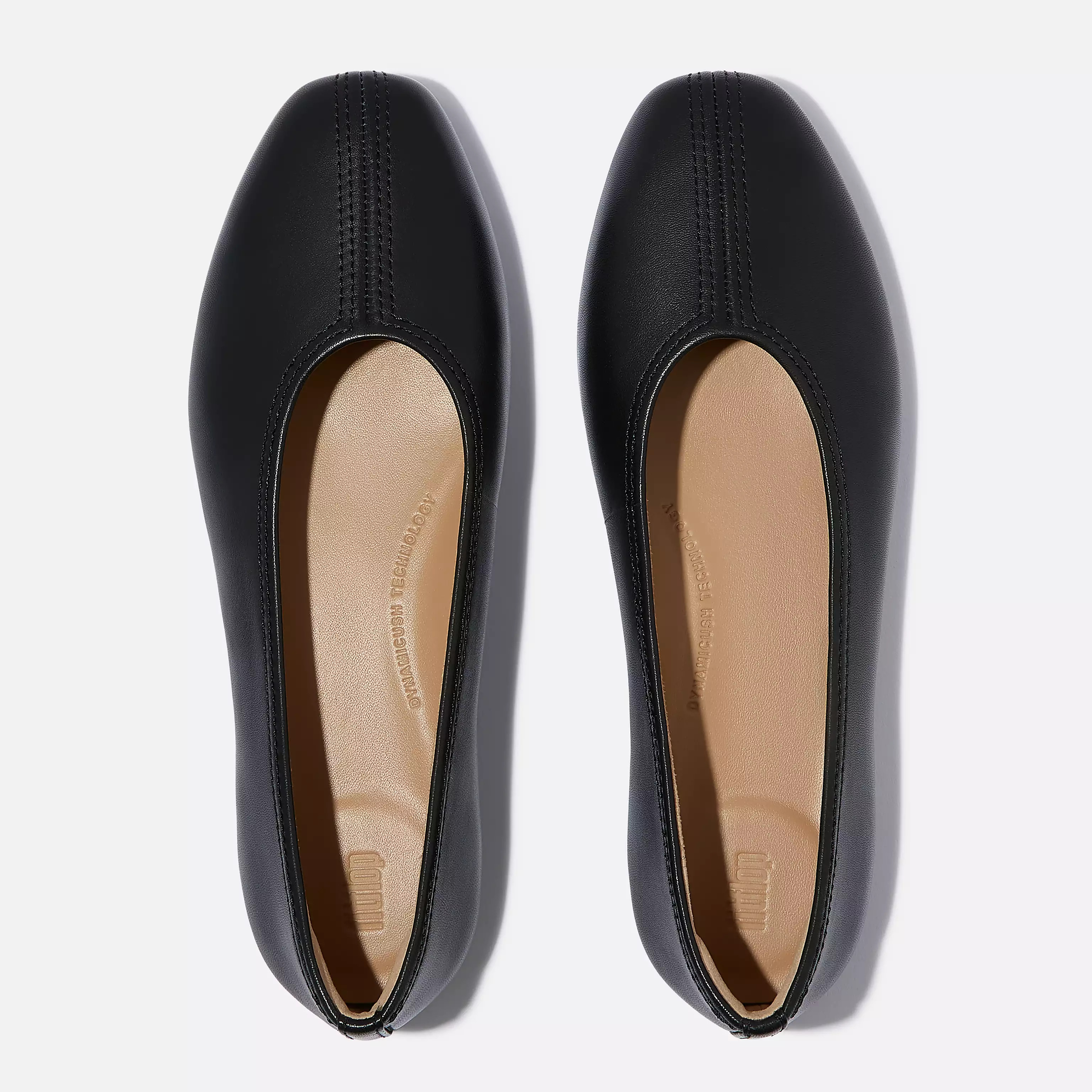 DELICATO High-Cut Soft-Leather Ballerinas | FitFlop (UK)