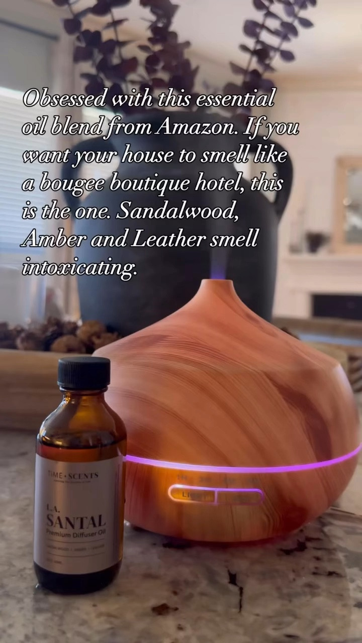 Comment SANTAL below for the link to shop this intoxicating essential oil blend, as well as this diffuser. Both on Amazon! This scent is subtle, yet makes the whole house smell like a bougee boutique hotel. I am hooked! I’ve really been looking for cleaner scents that don’t have all of the chemicals like most candles, and I love this! 


#LTKHome #LTKVideo #LTKSeasonal