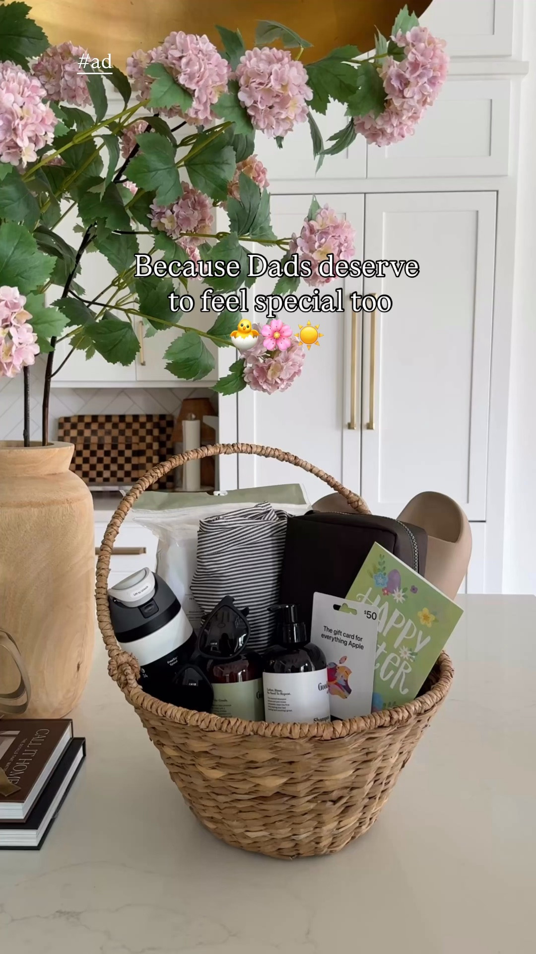 #ad Because Dads deserve to feel special too 🐰💙 Created this special Easter basket for Tommy and had to add Apple Gift Card! He can use it towards music, Apple TV, apps, and so much more! Grab Apple Gift Cards at @target #targetpartner #Target #EasterGifting #DadLife @shop.ltk #liketkit 