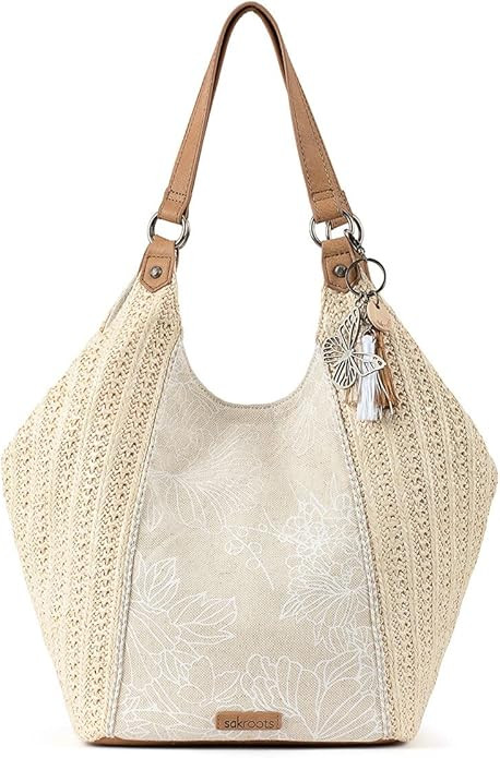 Sakroots The Sak Roma Shopper Shoulder Bag Large Purse & Tote Bag with Double Straps & Zipper Poc... | Amazon (US)