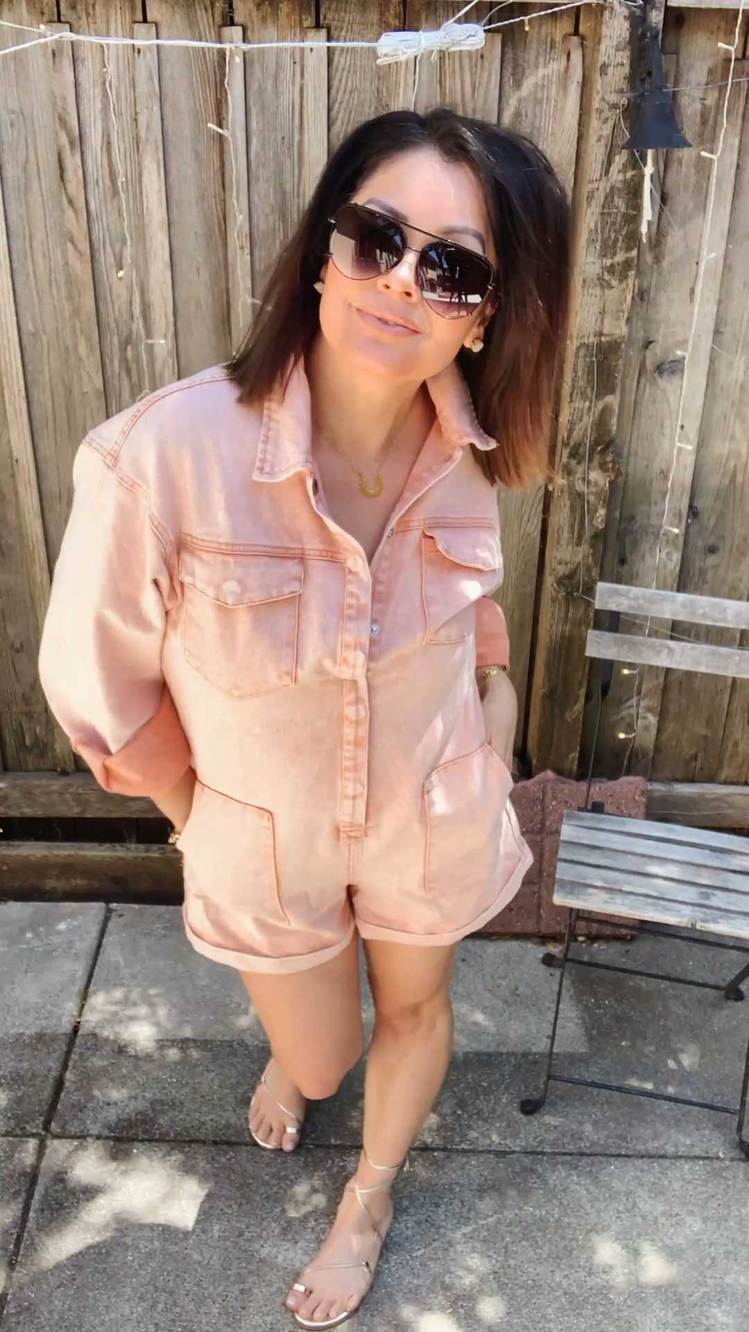 Wearing a medium in the romper 
6 in the sandals

Summer outfit 
Brunch outfit 
Bridal shower
#LTKVideo


#LTKStyleTip #LTKU #LTKSaleAlert