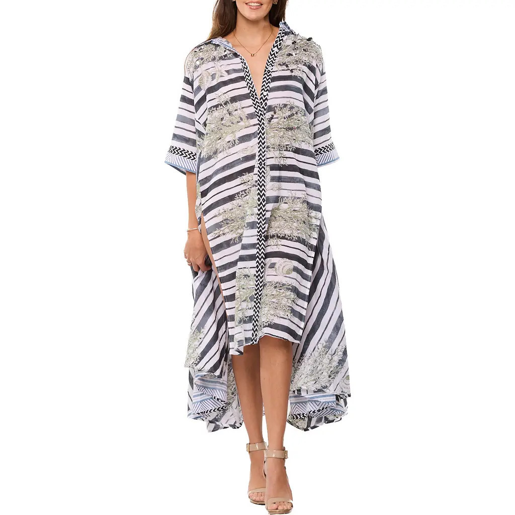 RANEES Shell High-Low Shirtdress in White at Nordstrom Rack | Nordstrom Rack