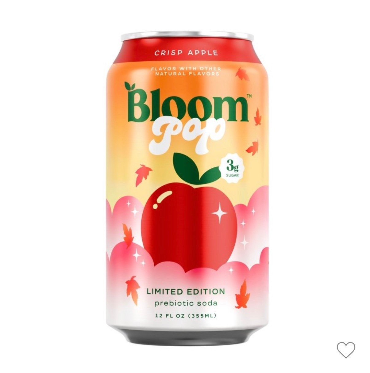 BLOOM NUTRITION Pop Crisp Apple Soda

Fall probiotic drink flavors
Apple
Crisp target groceries