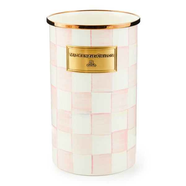 MacKenzie-Childs Rosy Check Utensil Holder | MacKenzie-Childs