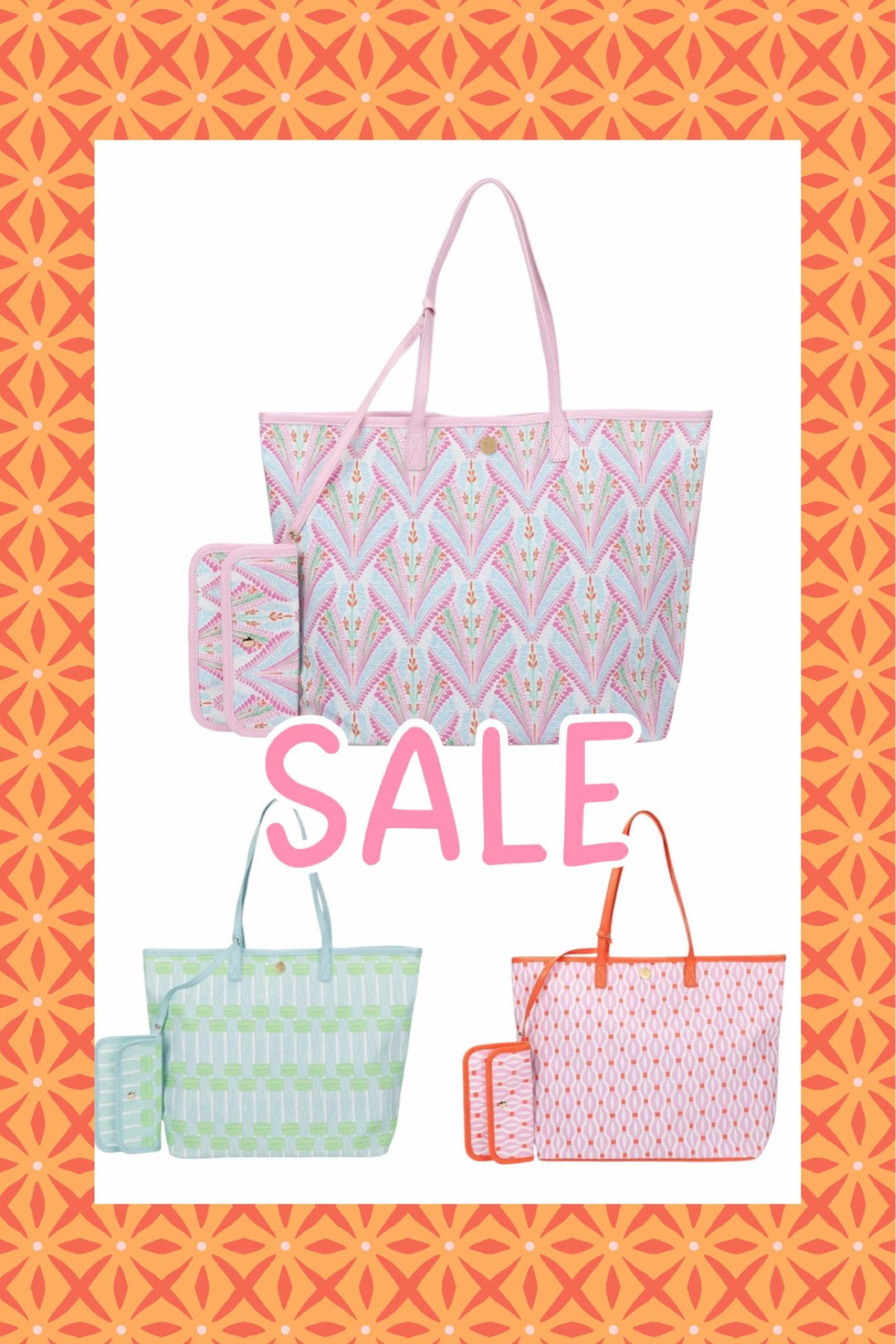 Preppy Printed Tote Bags 👜✨ Colorful Everyday + Travel Essentials


These oversized printed totes are the ultimate go-everywhere bags 👜💗 From errands to beach days to travel, they’re roomy, lightweight, and come with the cutest matching wallet pouch for easy organization ✨

I’m obsessed with these preppy patterns—pink, blue, and coral prints that feel so fun for spring and summer 🌸🌊 The coated canvas makes them durable (and easy to wipe clean), while still looking polished enough for everyday use. Perfect for moms on-the-go, pool days, road trips, or even as a chic carry-on!

Such a cute + practical gift idea too 💕

preppy tote bag, oversized tote with pouch, beach bag for summer, travel tote carry on, colorful printed handbag, coated canvas tote, everyday mom bag, spring summer accessories, cute tote bag with wallet

#LTKmomlife #LTKSaleAlert #LTKMothersDay