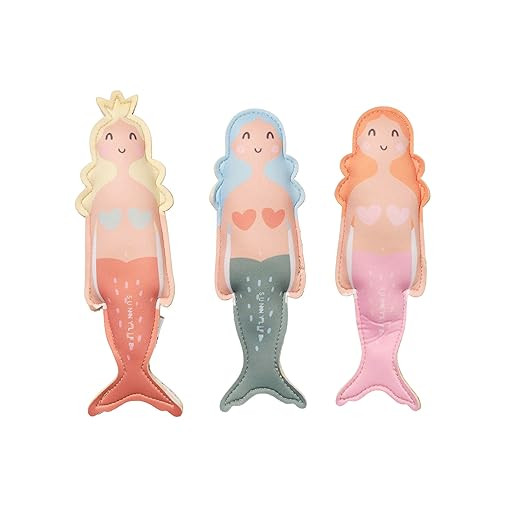 SUNNYLiFE Pool Dive Toys for Kids | Set of 3 Mermaid Diving Toys, Sand-Weighted Sinking Pool Toys... | Amazon (US)