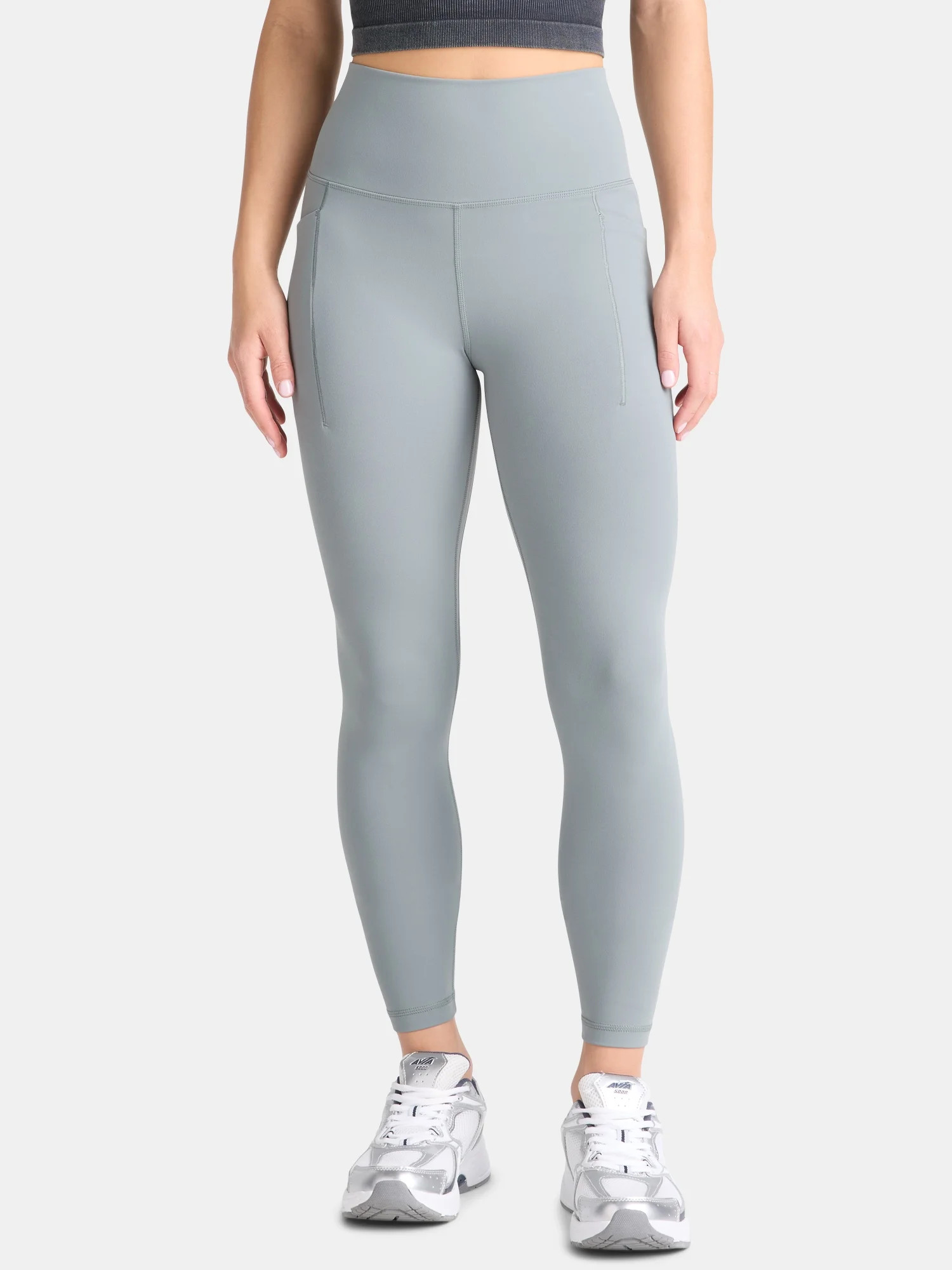 Avia Women's and Women's Plus SoftSculpt High Rise Full Length Leggings with Pockets, Sizes XS-4X... | Walmart (US)