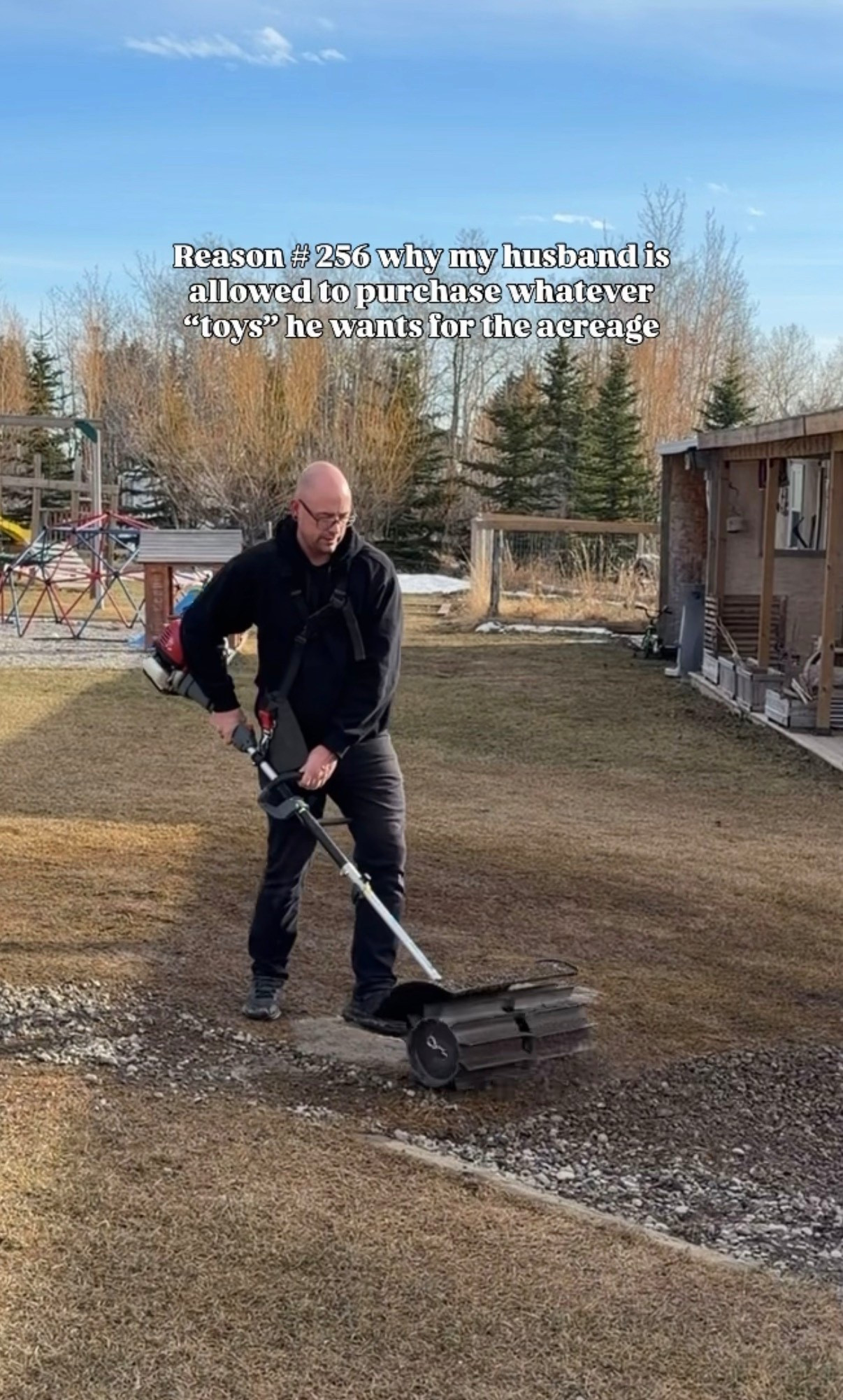 Property projects. Rock sweeper is a must after winter! 

#LTKgiftguide #LTKmens #LTKcanada