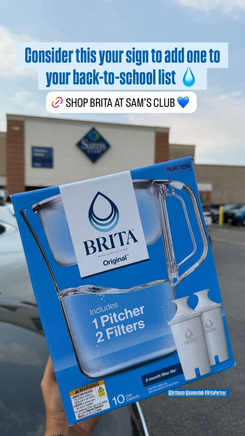 Consider this your sign to add a Brita pitcher to your back-to-school list! I love having cold, filtered water ready in the fridge, and this 10-cup Brita Champlain pitcher makes it so much easier to keep up with everyone. It also comes with 2 filters, which is always a plus! And if you have a kid heading off to college, I think this would be such an easy and useful addition to their dorm. 
#Brita #WaterPitcher #FilteredWater #BackToSchool #DormEssentials 

 #LTKmomlife #LTKU