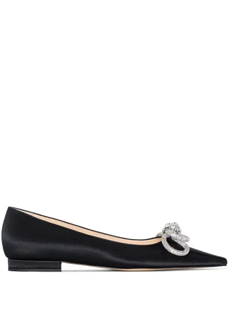 Double Blow crystal-embellished ballerina shoes | Farfetch (US)