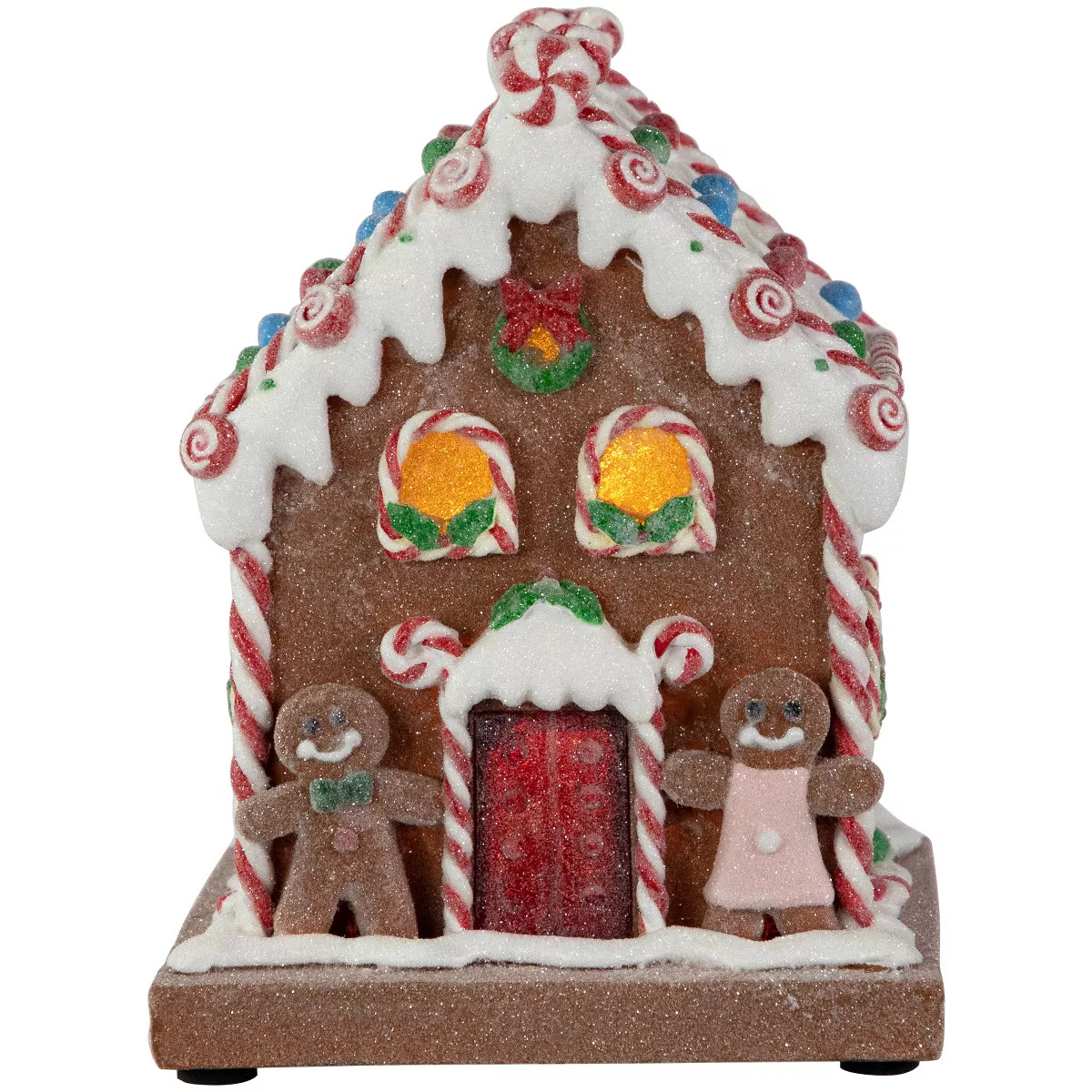 Northlight Pre-Lit LED Gingerbread Candy House Christmas Decoration - 7.5" | Target
