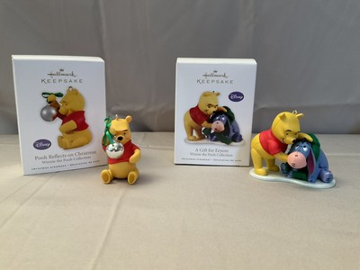 HALLMARK DISNEY WINNIE THE POOH TWO ORNAMENTS 2010 “NEW IN BOX"  | eBay | eBay US