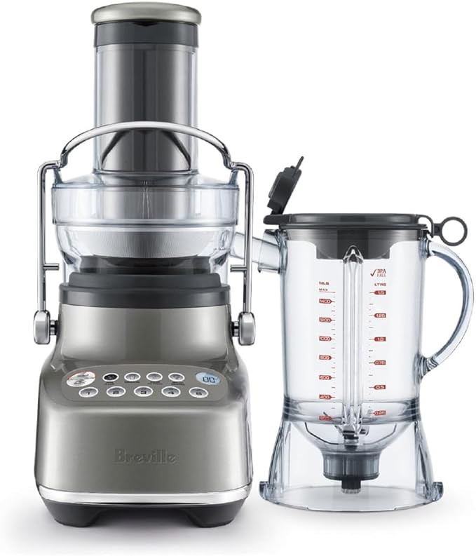 Breville BJB615SHY the 3X Bluicer Blender & Juicer in one, Smoked Hickory | Amazon (US)