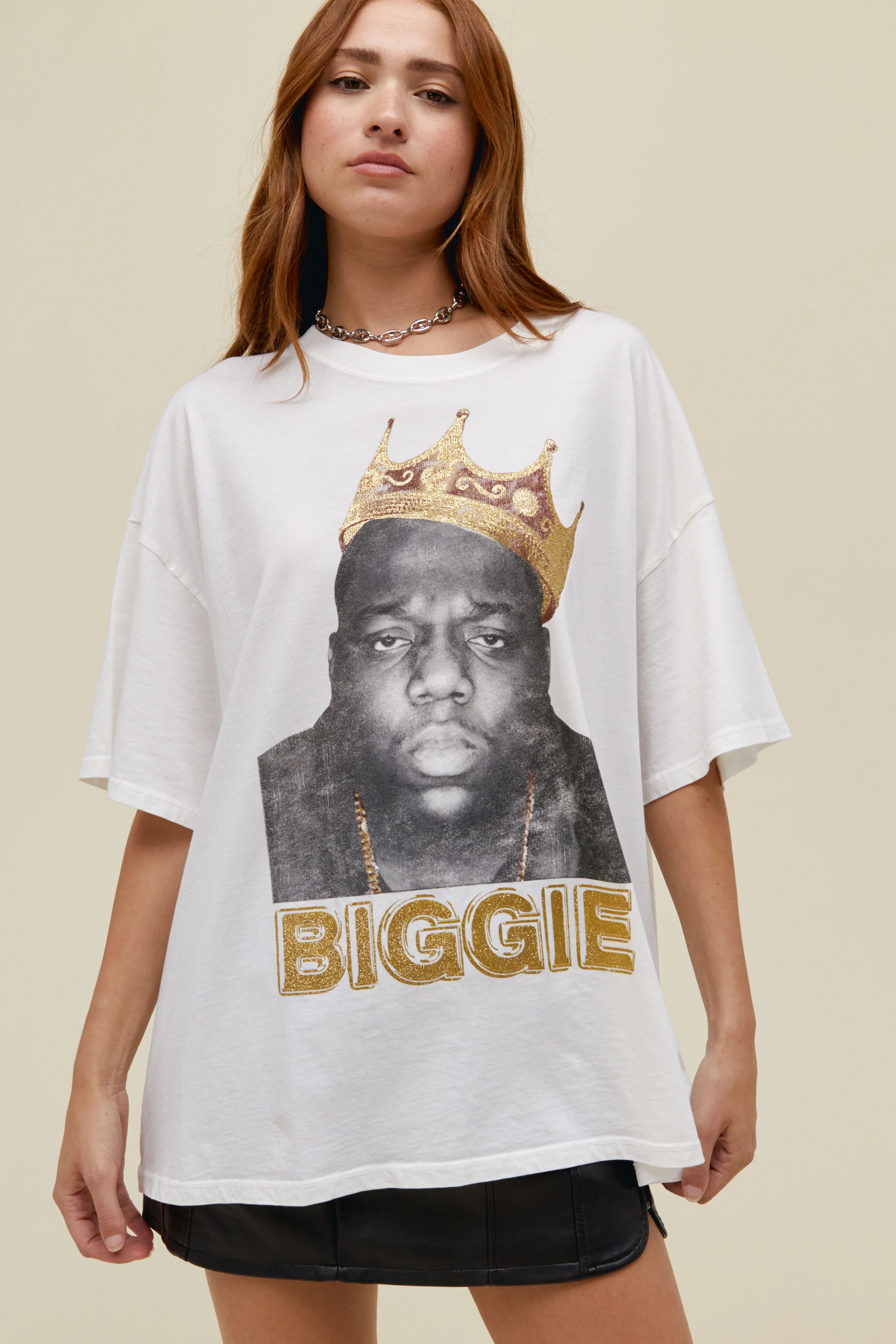 Notorious B.I.G. Gold Crown OS Tee | Daydreamer