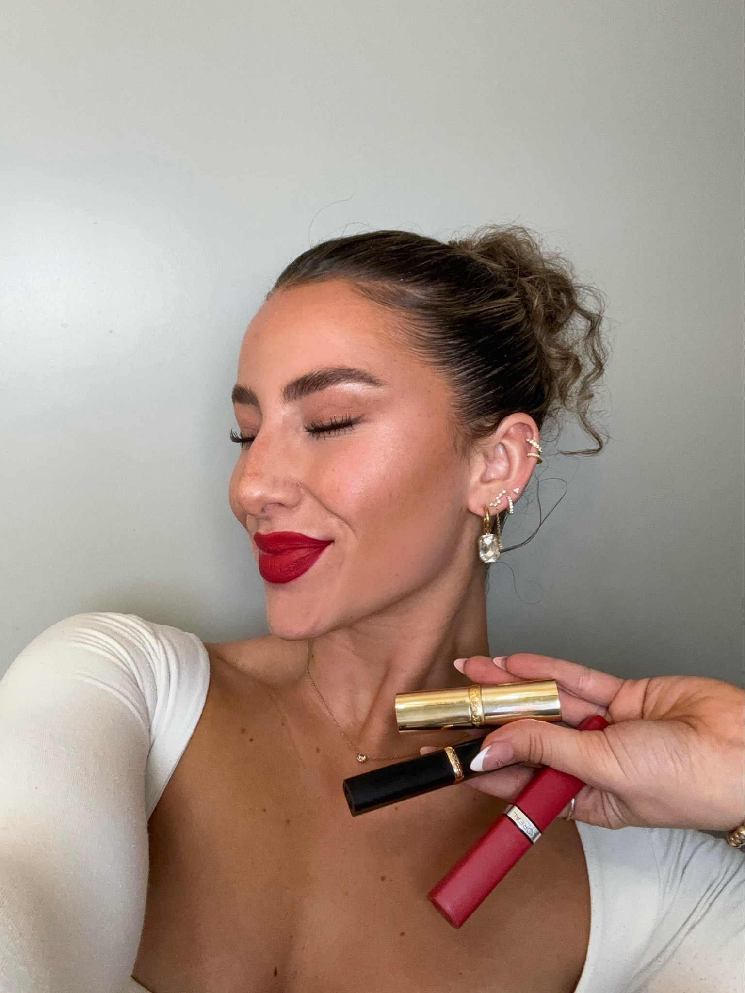 #ad the perfect red lip for the holidays💋 shade is called “Le Rouge Paris” from @lorealparis and you can find it at @target #LOrealParisCosmetics #LOrealParisMakeup #LOrealParisPartner #TargetPartner #Target 

#LTKSeasonal #LTKBeauty #LTKHoliday
