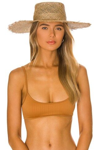 Lack of Color Sunnydip Fray Boater Hat in Seagrass from Revolve.com | Revolve Clothing (Global)