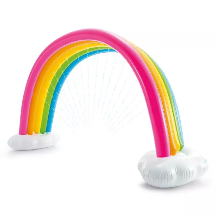 Intex 56597EP Inflatable Outdoor Rainbow Arch Cloud Outdoor Kids Water Toy Play Sprinkler for Boy... | Target