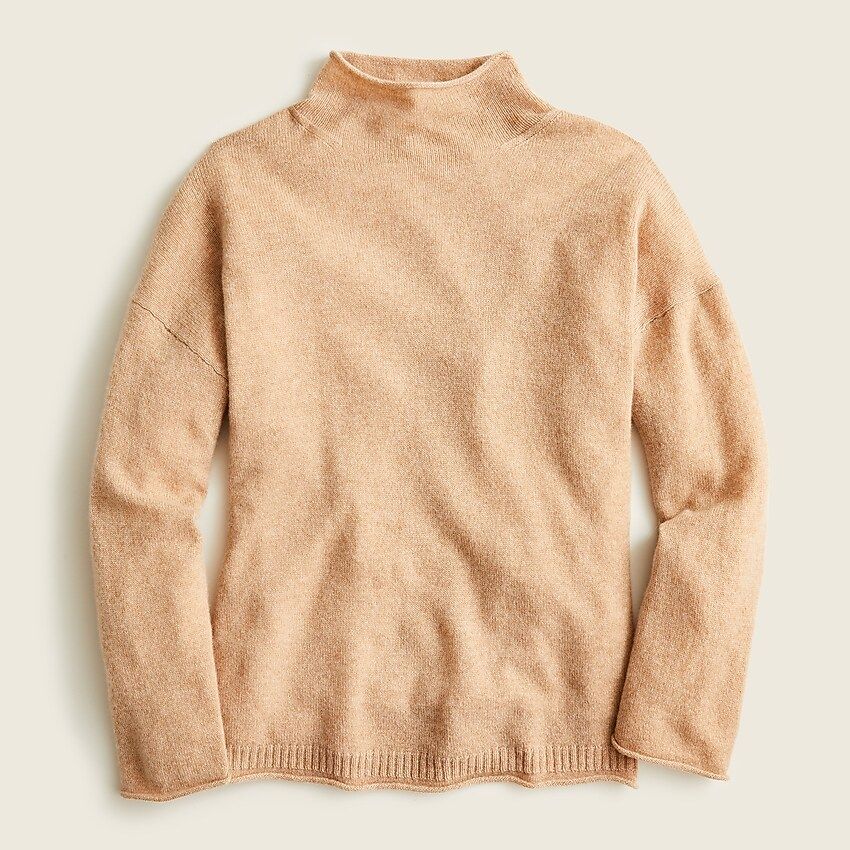 Cashmere relaxed-rollneck sweater | J.Crew US