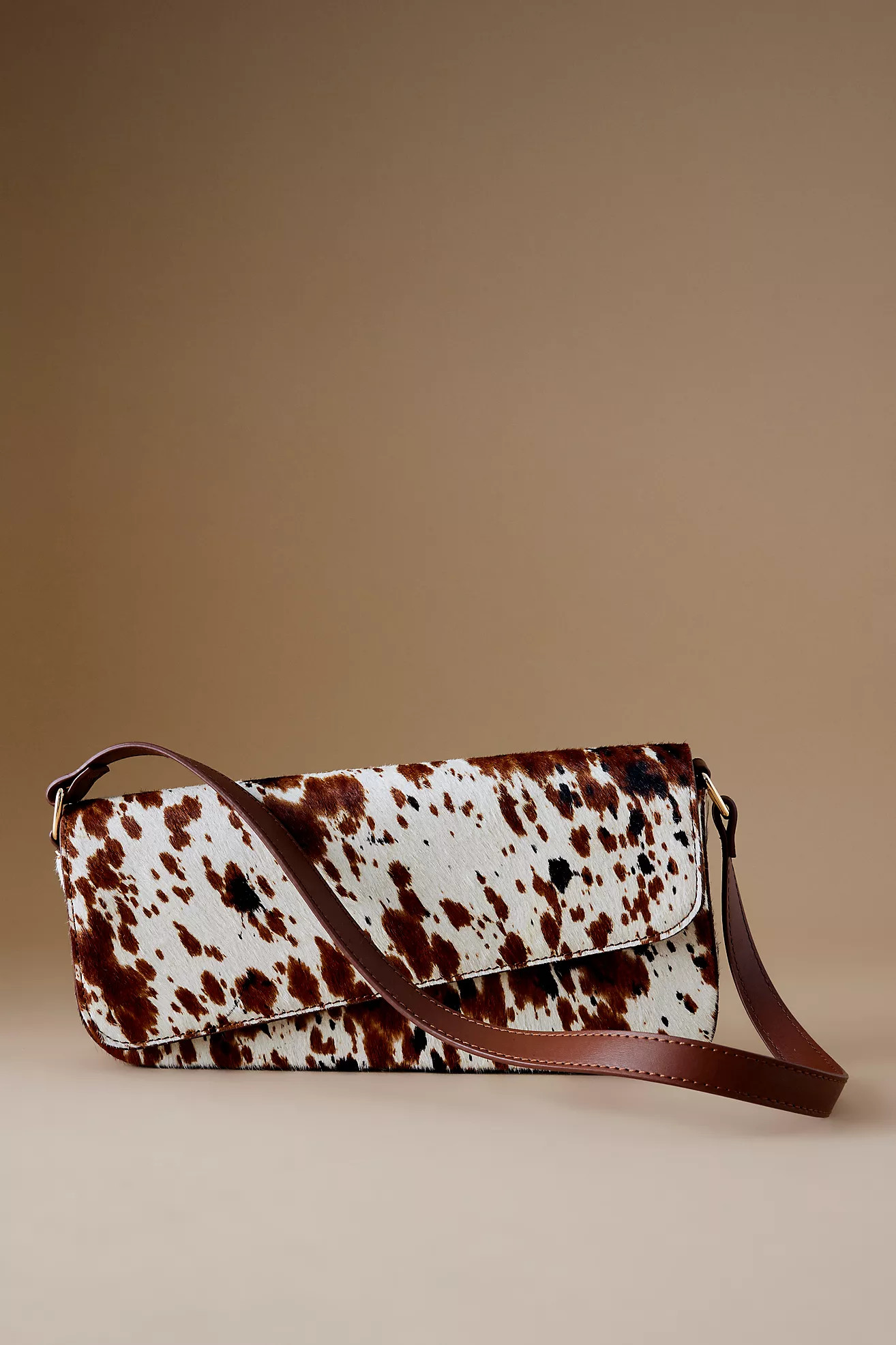 Animal Print East West Leather Shoulder Bag | Anthropologie (UK)