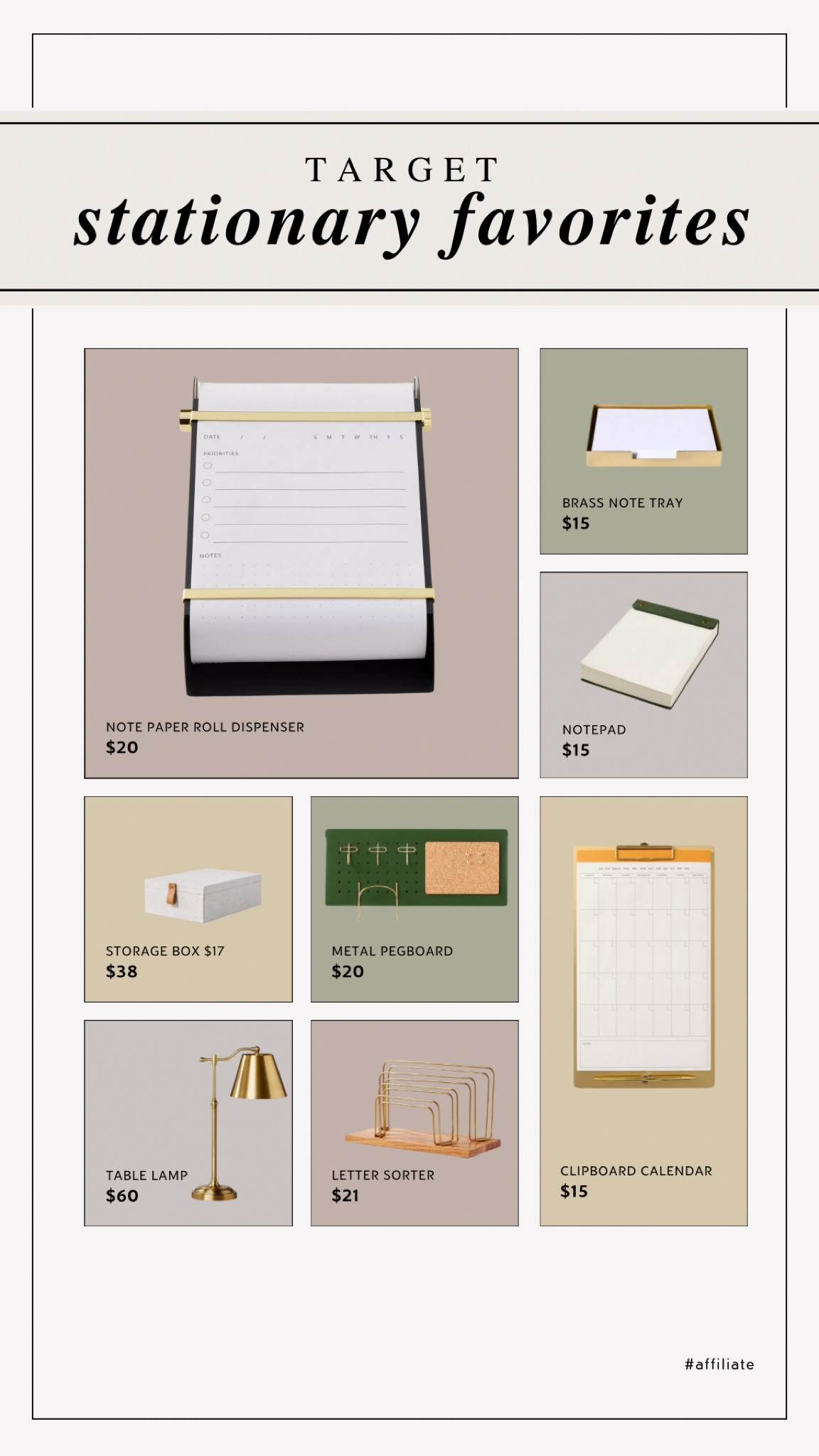 Hearth and Hand does it again! These Target finds are perfect for your home office or family command center! 

#LTKHome #LTKFamily