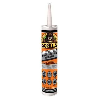 Gorilla 9 oz. Heavy Duty Construction Adhesive 8010003 - The Home Depot | The Home Depot