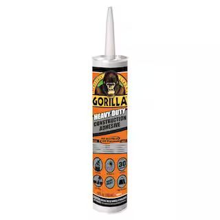 Gorilla 9 oz. Heavy Duty Construction Adhesive 8010003 - The Home Depot | The Home Depot