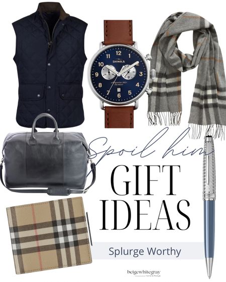 Splurge worthy gifts for him! Spoil that special man in your life

#LTKmens #LTKHoliday #LTKGiftGuide