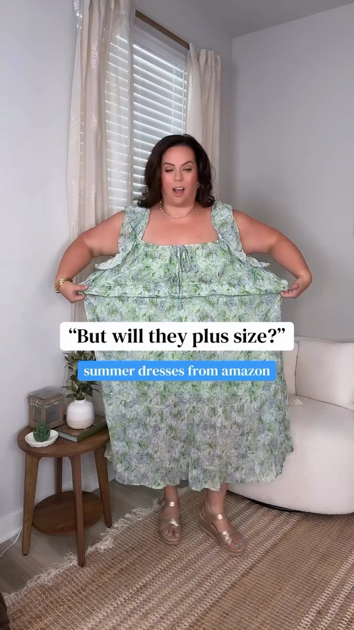 But will it plus size? Today we find out 💁🏻‍♀️

The real solution would be an expanded size range, but in the meantime I test the styles and see if they can work for some of us. You decide what to try! 

So happy that the last dress is a quick and accessible option for our 3/4x besties 👯‍♀️ 
