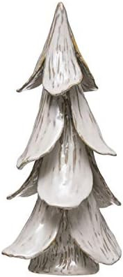 Creative Co-Op 15.5" Handmade Stoneware Tree, White | Amazon (US)