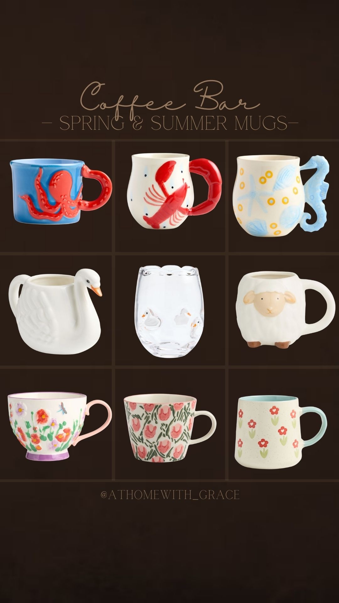 Spring and summer coffee mugs. Espresso cups. Tea cups. Floral mugs. Hand painted  

#LTKHome #LTKSeasonal #LTKfoodie