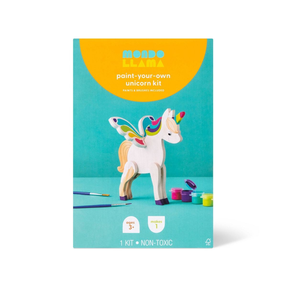 Paint-Your-Own Unicorn Wood Craft Kit - Mondo Llama™ | Target