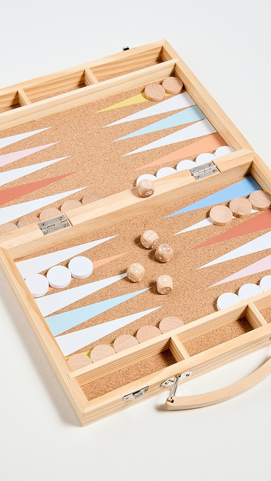 SunnyLife Wooden Backgammon Majorelle | SHOPBOP | Shopbop