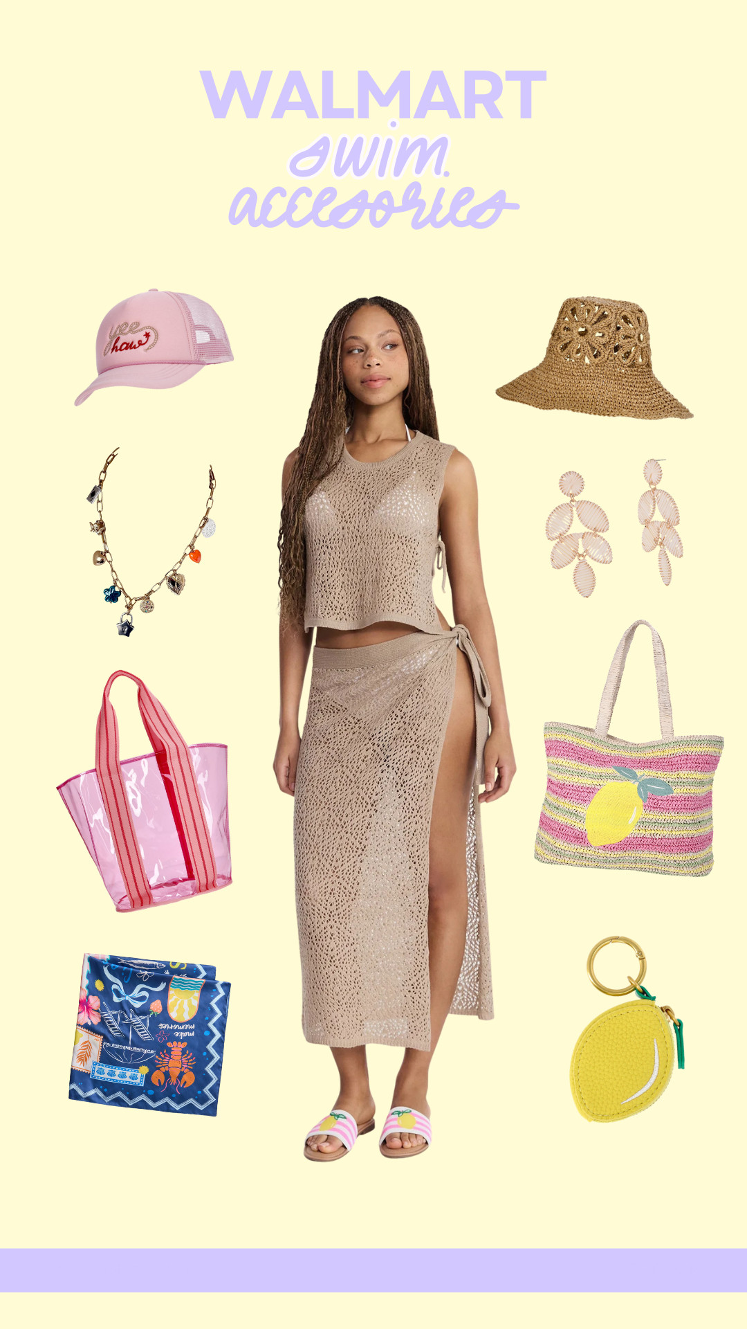 Swim accessories, but make it your vibe ☀️ Are you reaching for neutrals or all the color? 

 #LTKootd #LTKSeasonal #LTKSwim