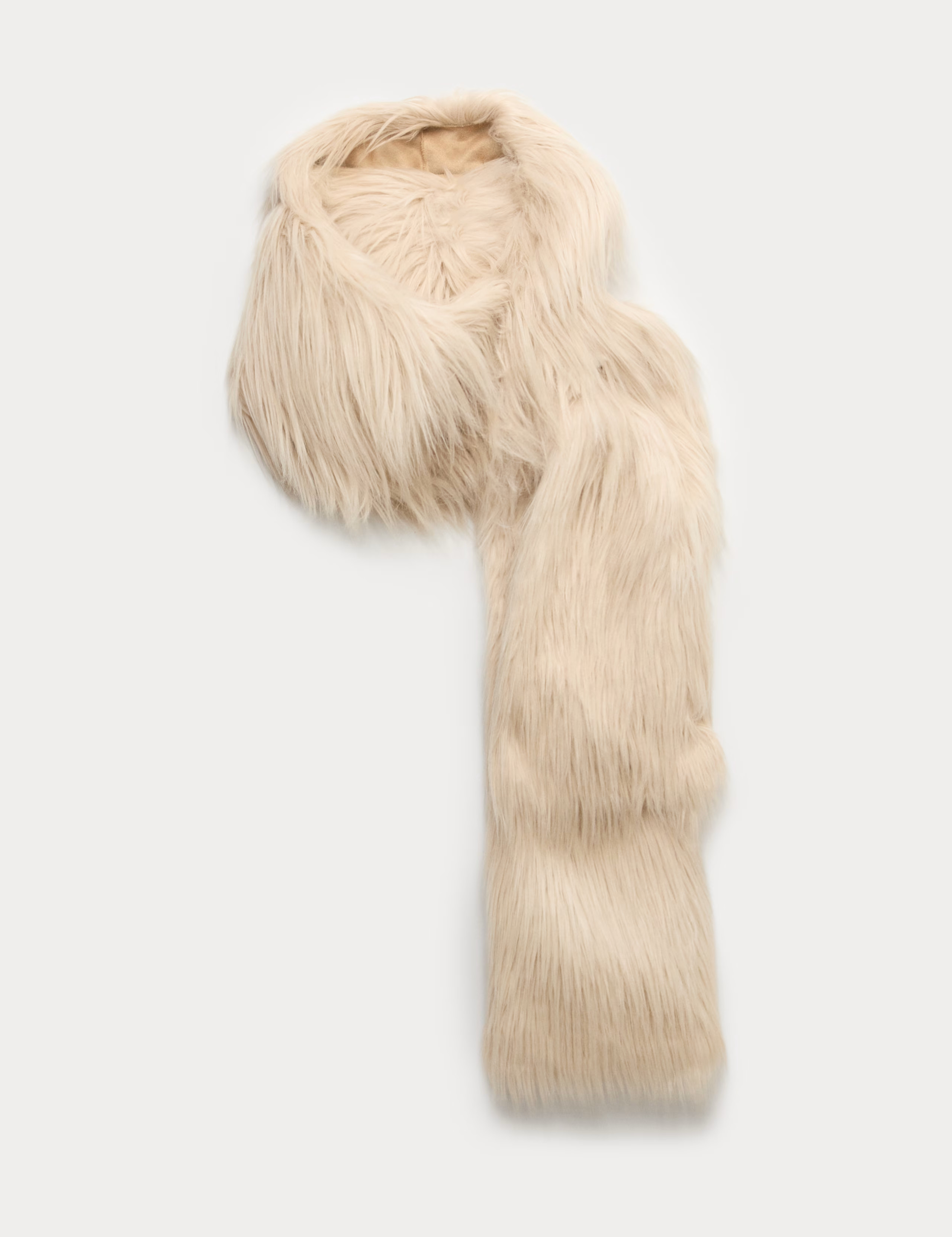 Faux Fur Hooded Scarf | M&S x 16Arlington | M&S | Marks & Spencer (UK)