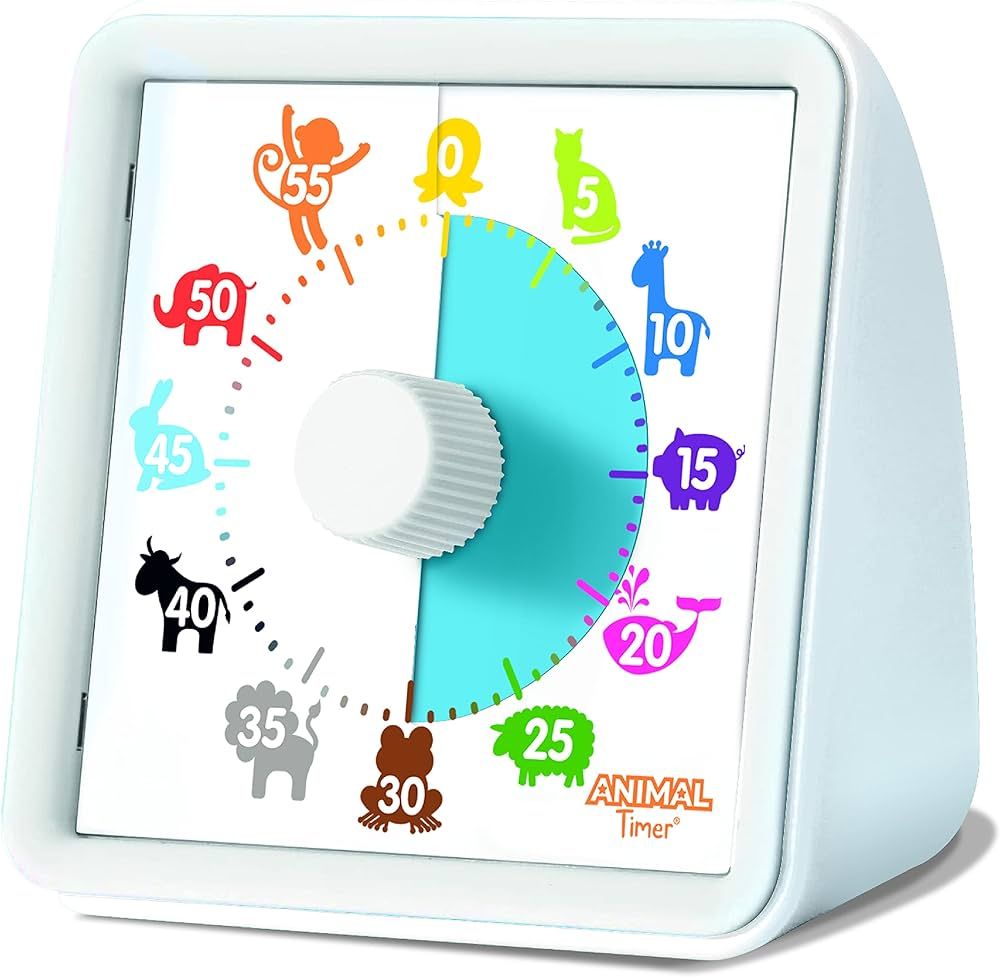 Animal Visual Timer and Color Timer for Kids, Preschoolers & Toddlers - Silent Classroom and Home... | Amazon (US)