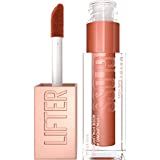 Maybelline New York Lifter Gloss High Shine Lip Gloss with Hyaluronic Acid, Bronzed, 17 Copper | Amazon (US)