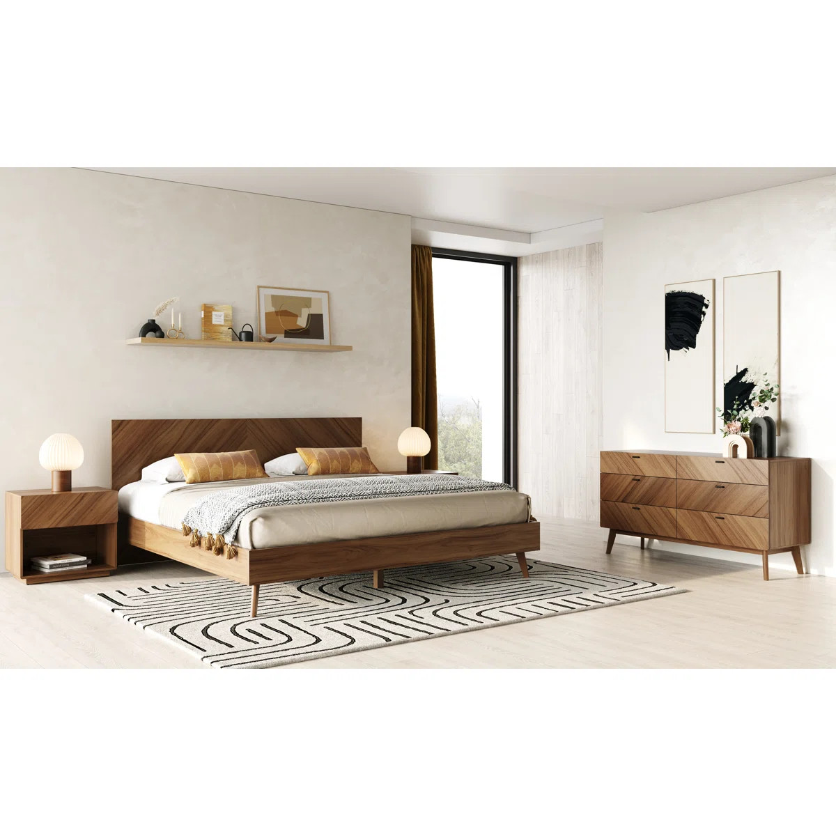 Aukai Piece Bedroom Set | Wayfair North America