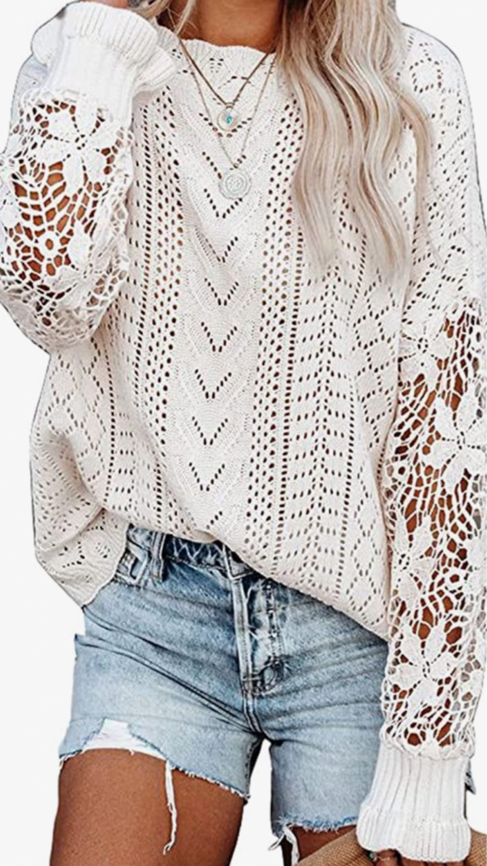 The most gorgeous cardigan with lace sleeves! Perfect with denim! Fabulous with gray trousers . It is highly versatile .


#LTKstyletip #LTKSeasonal #LTKunder50