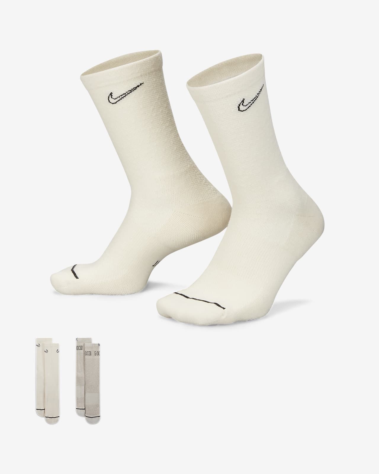 Nike Everyday Plus Cushioned Crew Socks (2 Pairs). Nike.com | Nike (US)
