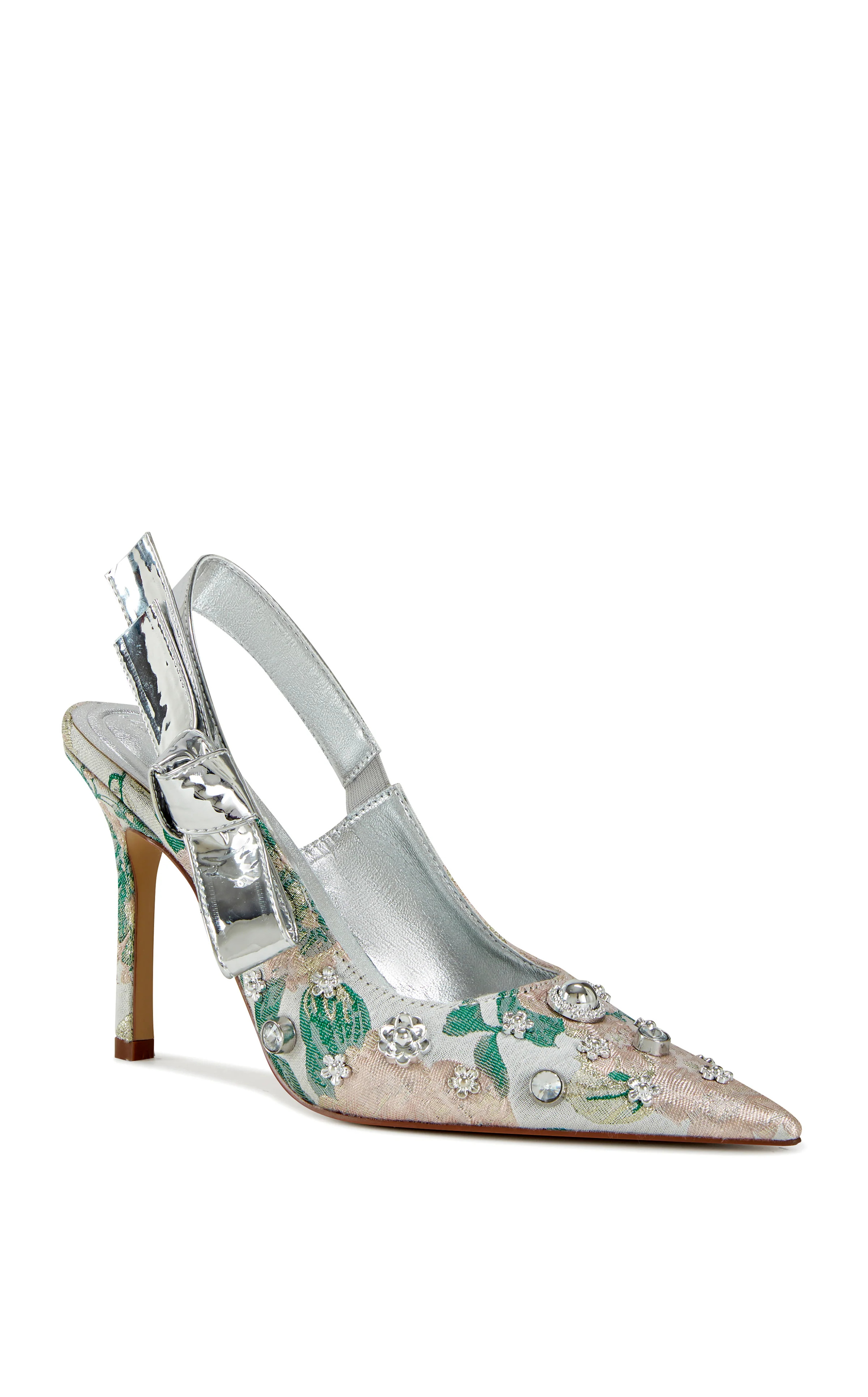 SERICUS-CREAM STILETTO PUMP | Azalea Wang